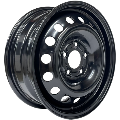 16" x 6" GOJOS Black Van Steel (5x118) ET48 CB71.1 - (Citroen, Fiat, Peugeot, Renault, Vauxhall) Roadcruza Tyres 