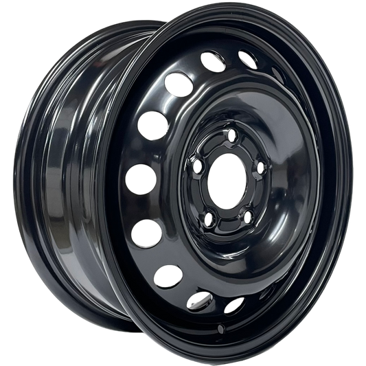 16" x 6" GOJOS Black Van Steel (5x118) ET48 CB71.1 - (Citroen, Fiat, Peugeot, Renault, Vauxhall) Roadcruza Tyres 