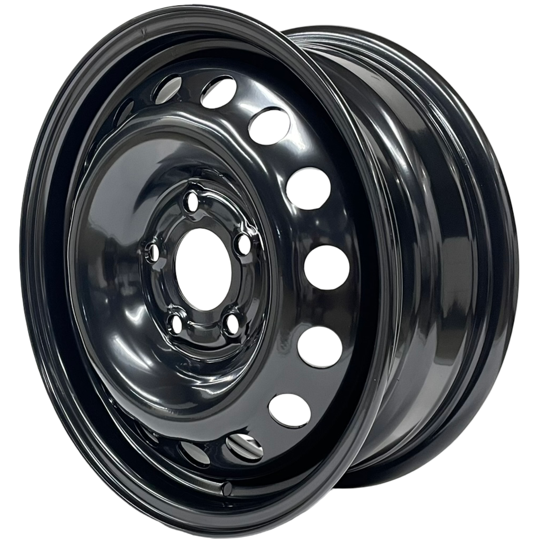 16" x 6" GOJOS Black Van Steel (5x118) ET48 CB71.1 - (Citroen, Fiat, Peugeot, Renault, Vauxhall) Roadcruza Tyres 