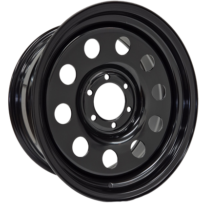 18" x 8" GOJOS Black Modular 6x139.7 ET08 CB106.2 Off-road Steel Wheel