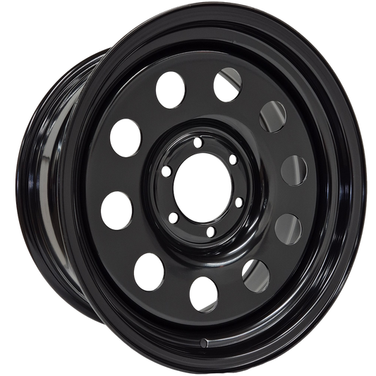 18" x 8" GOJOS Black Modular 6x139.7 ET08 CB106.2 Off-road Steel Wheel