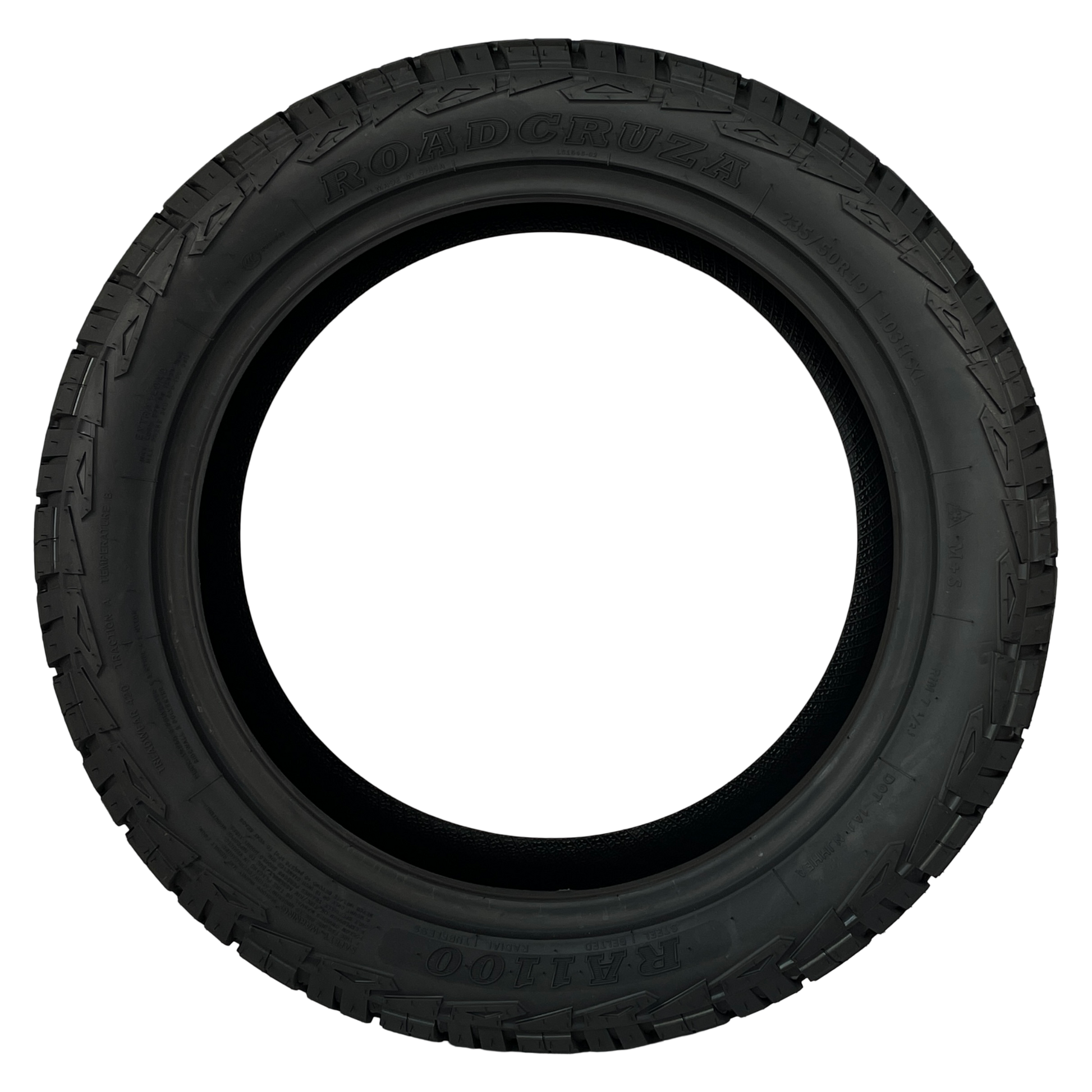 full side on image of Roadcruza RA1100_235/50R19 103H tyre, showing full sidewall markings.