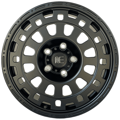17x8 RMC 301 Forged Matte Black 5x120 ET35 CB65.1 Roadcruza Tyres 