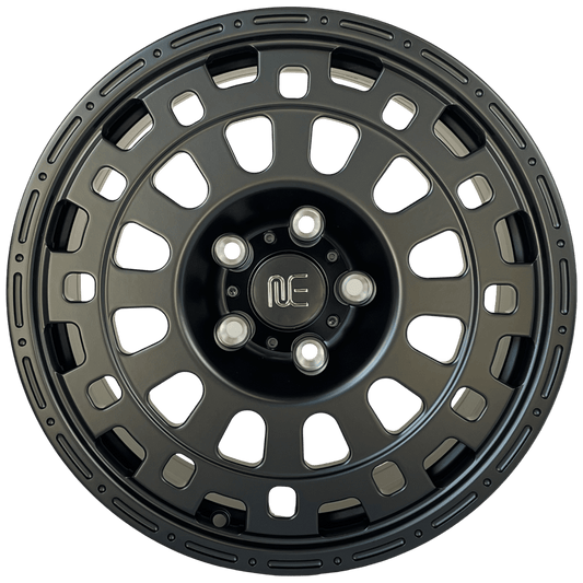17x8 RMC 301 Forged Matte Black 5x120 ET35 CB65.1 Roadcruza Tyres