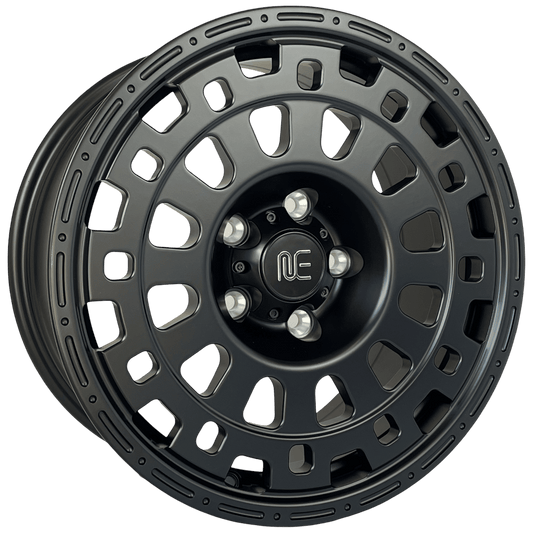 17x8 RMC 301 Forged Matte Black 5x120 ET35 CB65.1 Roadcruza Tyres