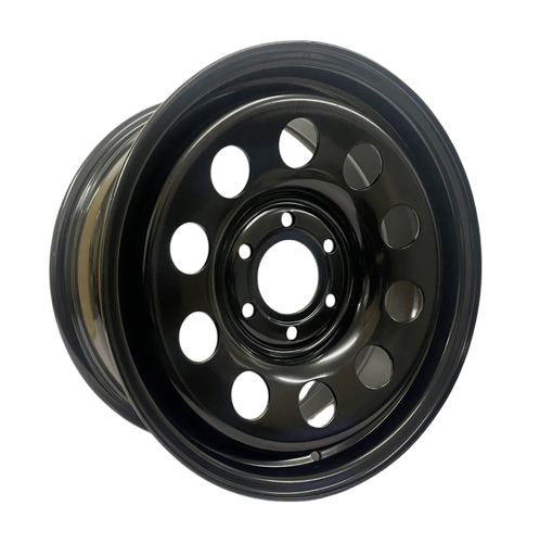 17" x 8" GOJOS Black Modular 6x130 ET45 CB84.1 (Ineos, Mercedes, Volkswagen) Roadcruza Tyres 