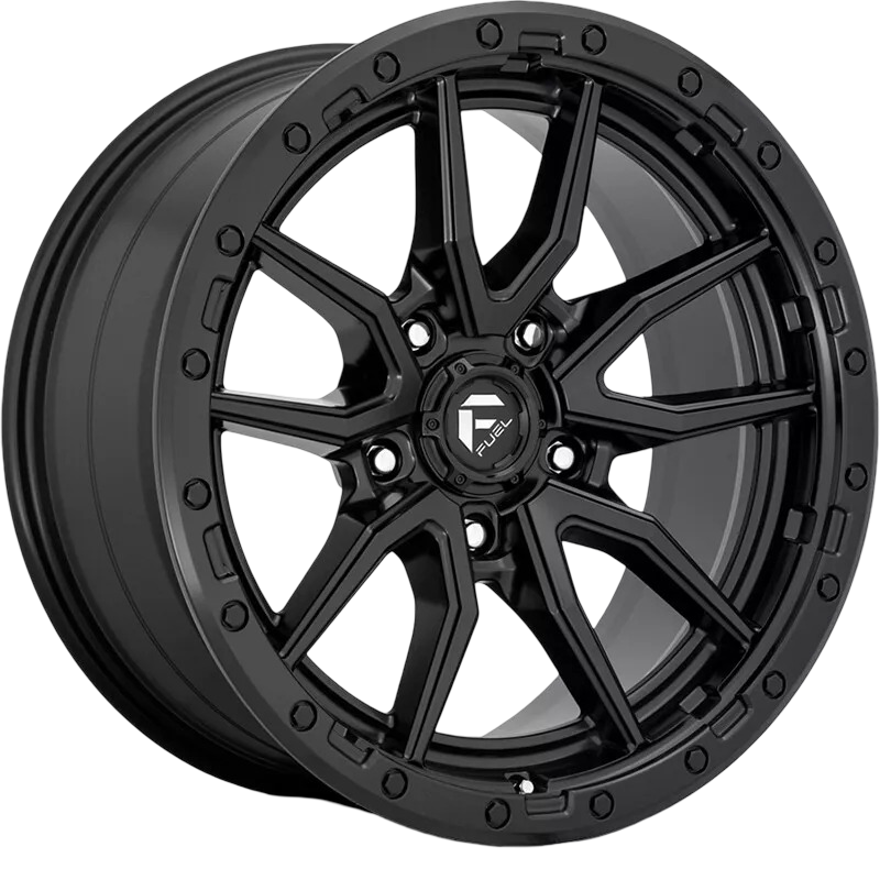 18" x 9" Fuel Rebel Matte Black 5x127 ET20 Roadcruza Tyres 