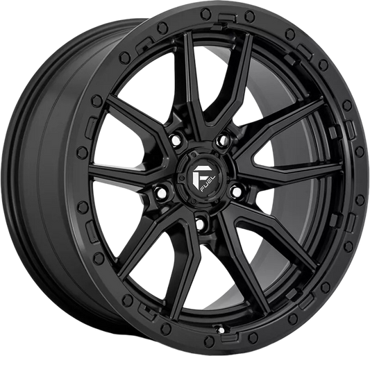 18" x 9" Fuel Rebel Matte Black 5x127 ET20 Roadcruza Tyres 