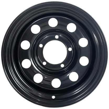 15" x 7" GOJOS Black Modular 5x139.7 ET-30 CB108 Off-Road Steel Wheels Roadcruza Tyres 