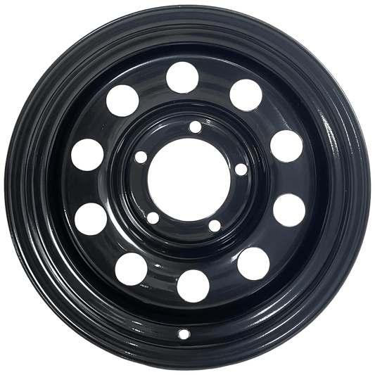15" x 7" GOJOS Black Modular 5x139.7 ET-30 CB108 Off-Road Steel Wheels Roadcruza Tyres 