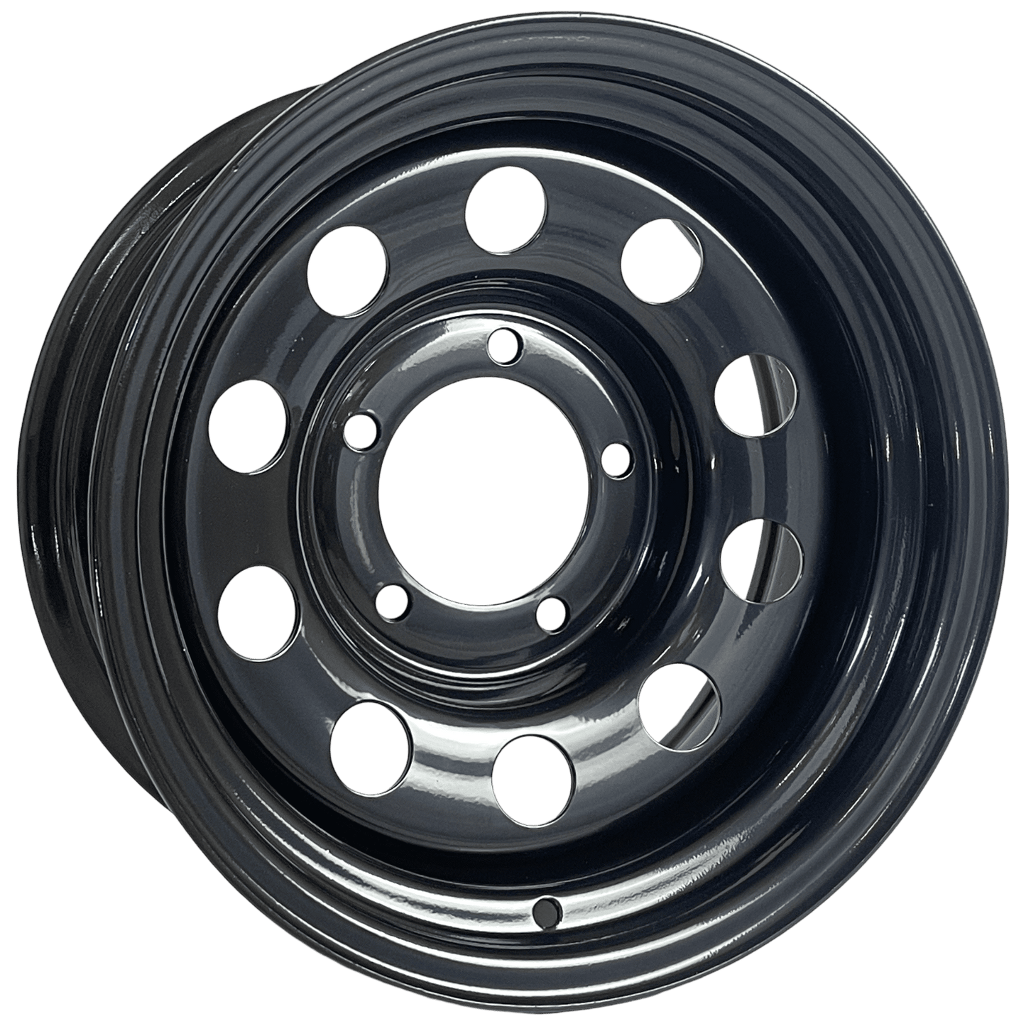 15" x 7" GOJOS Black Modular 5x139.7 ET-30 CB108 Off-Road Steel Wheels Roadcruza Tyres 