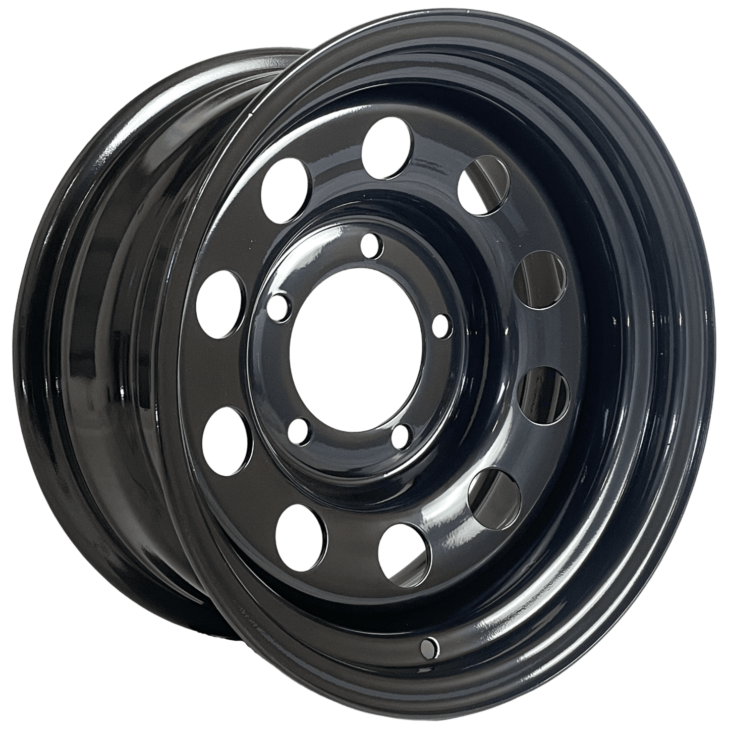 15" x 7" GOJOS Black Modular 5x139.7 ET-30 CB108 Off-Road Steel Wheels Roadcruza Tyres 