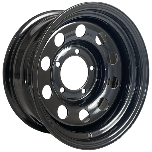15" x 7" GOJOS Black Modular 5x139.7 ET-30 CB108 Off-Road Steel Wheels Roadcruza Tyres 