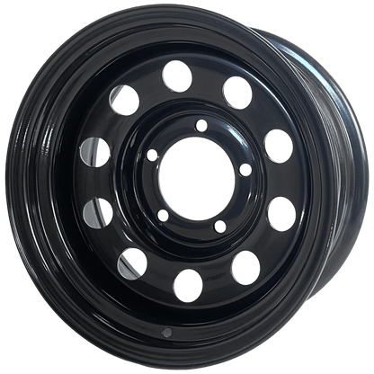 15" x 7" GOJOS Black Modular 5x139.7 ET-30 CB108 Off-Road Steel Wheels Roadcruza Tyres 