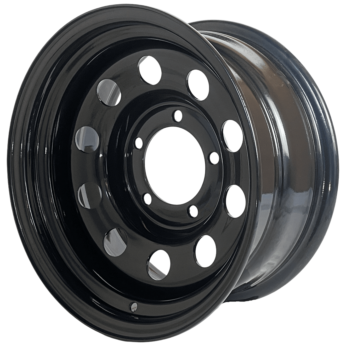 15" x 7" GOJOS Black Modular 5x139.7 ET-30 CB108 Off-Road Steel Wheels Roadcruza Tyres 