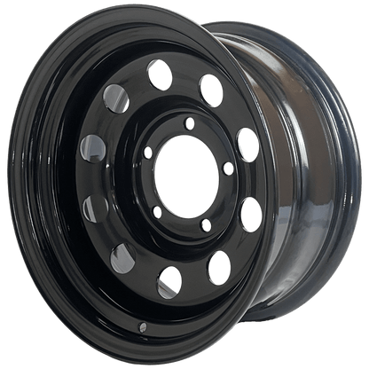 15" x 7" GOJOS Black Modular 5x139.7 ET-30 CB108 Off-Road Steel Wheels Roadcruza Tyres 