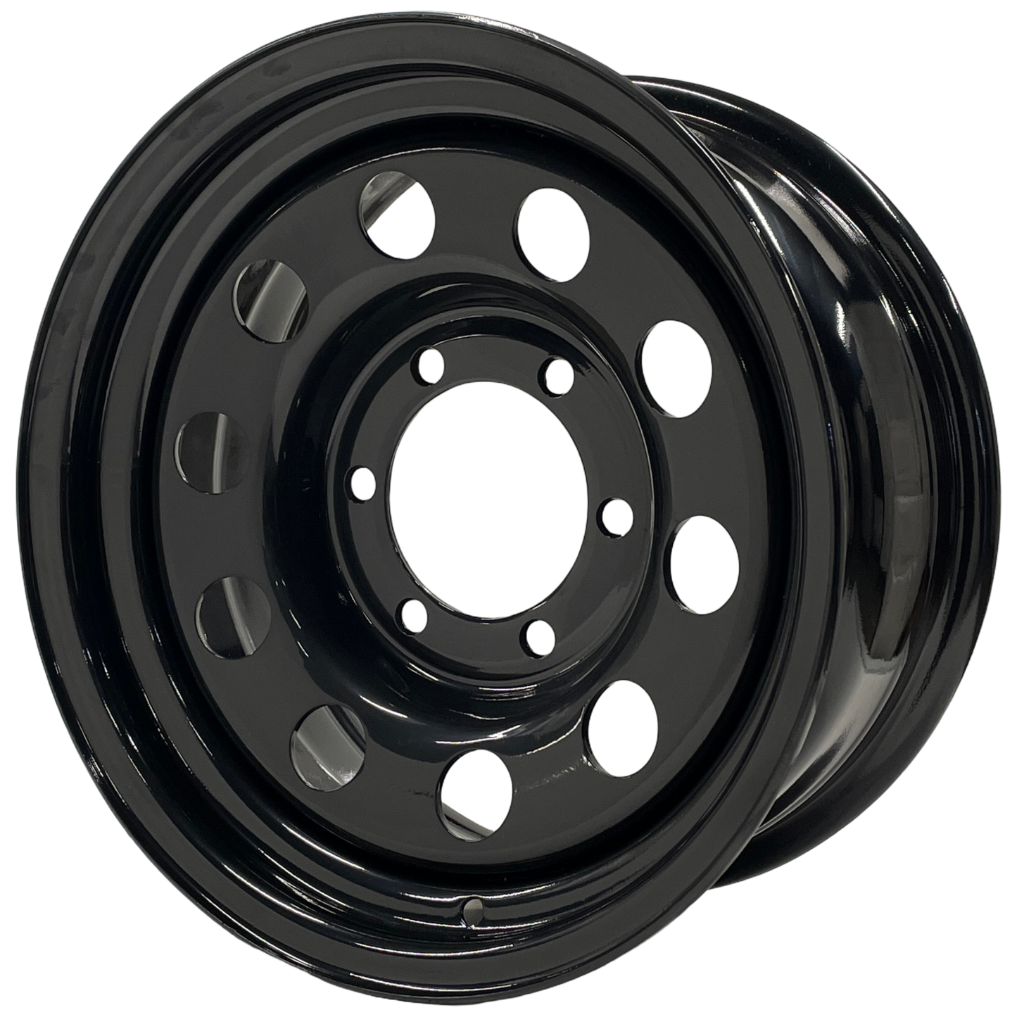 15" x 7" GOJOS Black Modular 6x139.7 ET00 CB110 Off-Road Steel Wheels