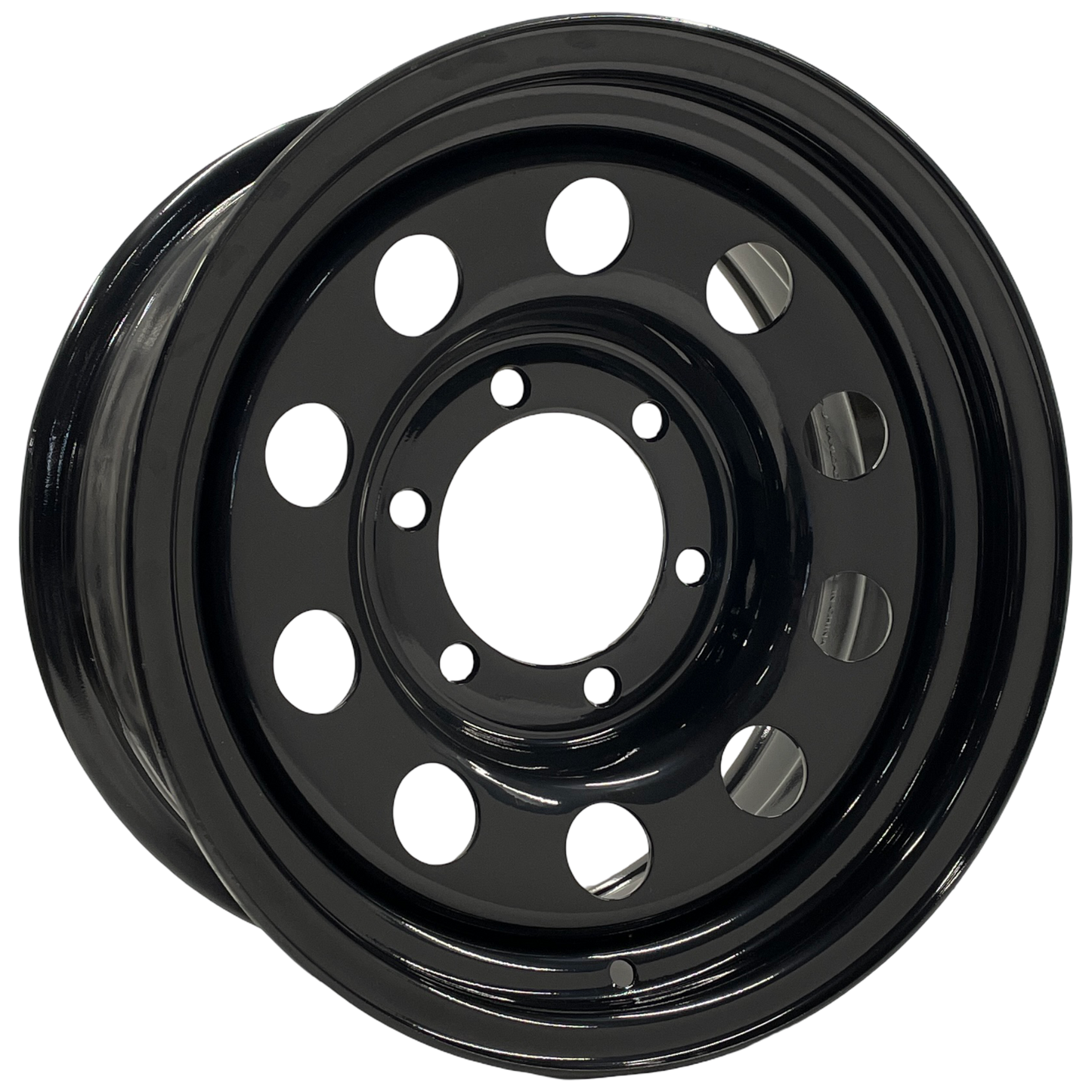 15" x 7" GOJOS Black Modular 6x139.7 ET00 CB110 Off-Road Steel Wheels