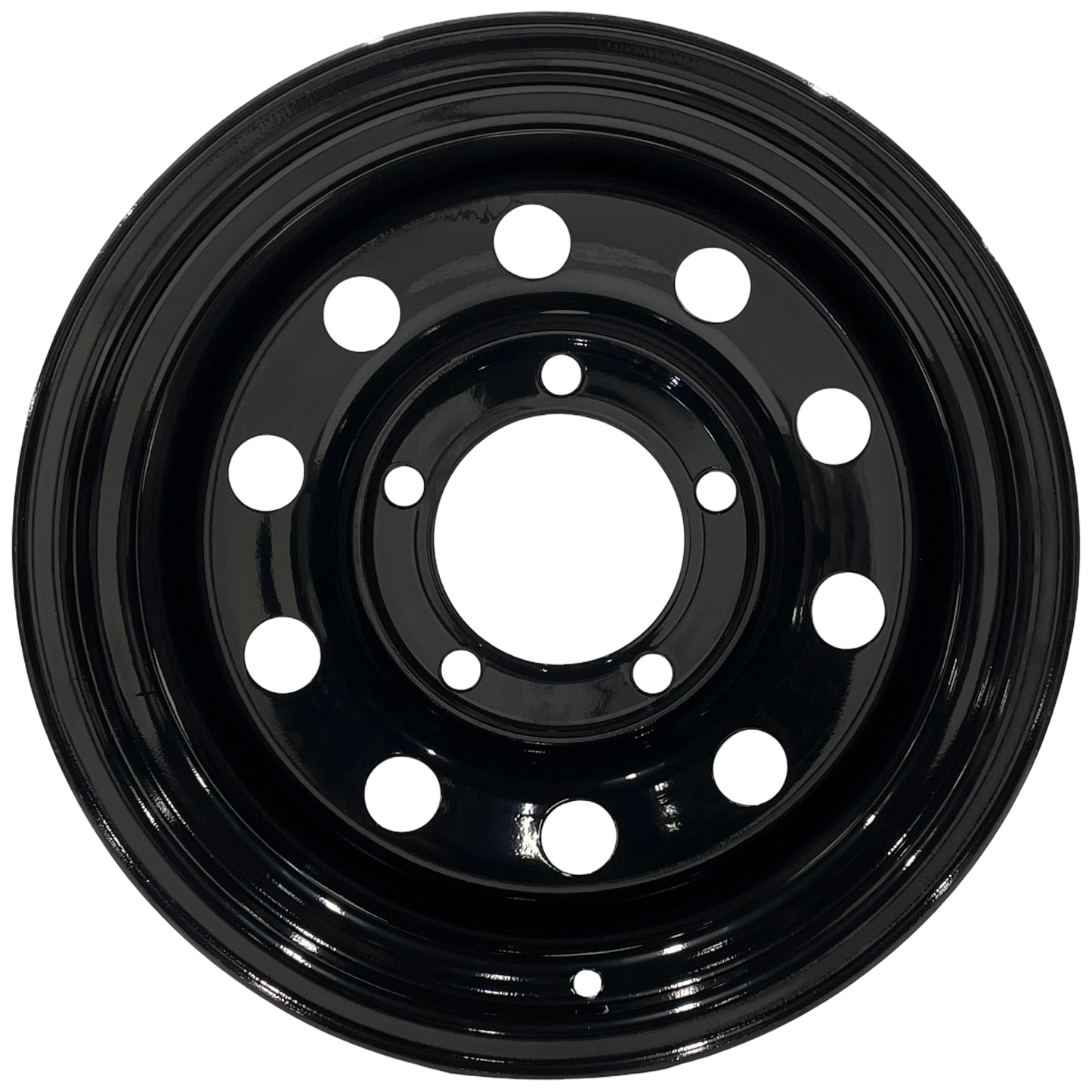 16" x 10" GOJOS Black Modular 5x165.1 ET-32 CB125 Off-Road Steel Wheels