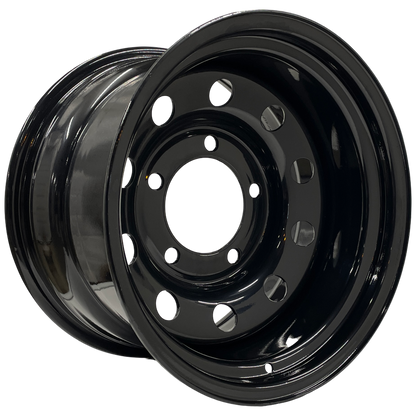 16" x 10" GOJOS Black Modular 5x165.1 ET-32 CB125 Off-Road Steel Wheels