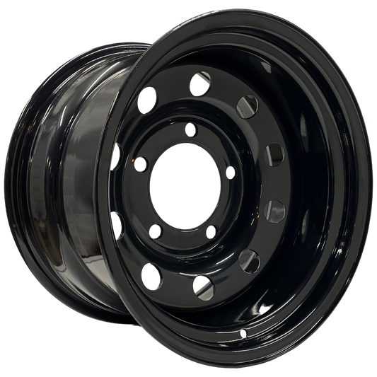 16" x 10" GOJOS Black Modular 5x165.1 ET-32 CB125 Off-Road Steel Wheels