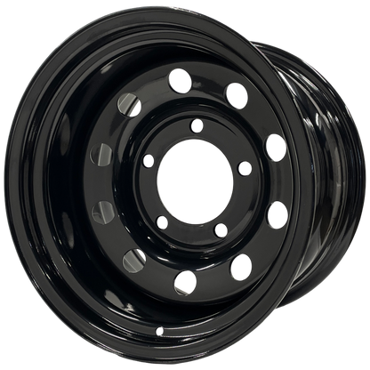16" x 10" GOJOS Black Modular 5x165.1 ET-32 CB125 Off-Road Steel Wheels