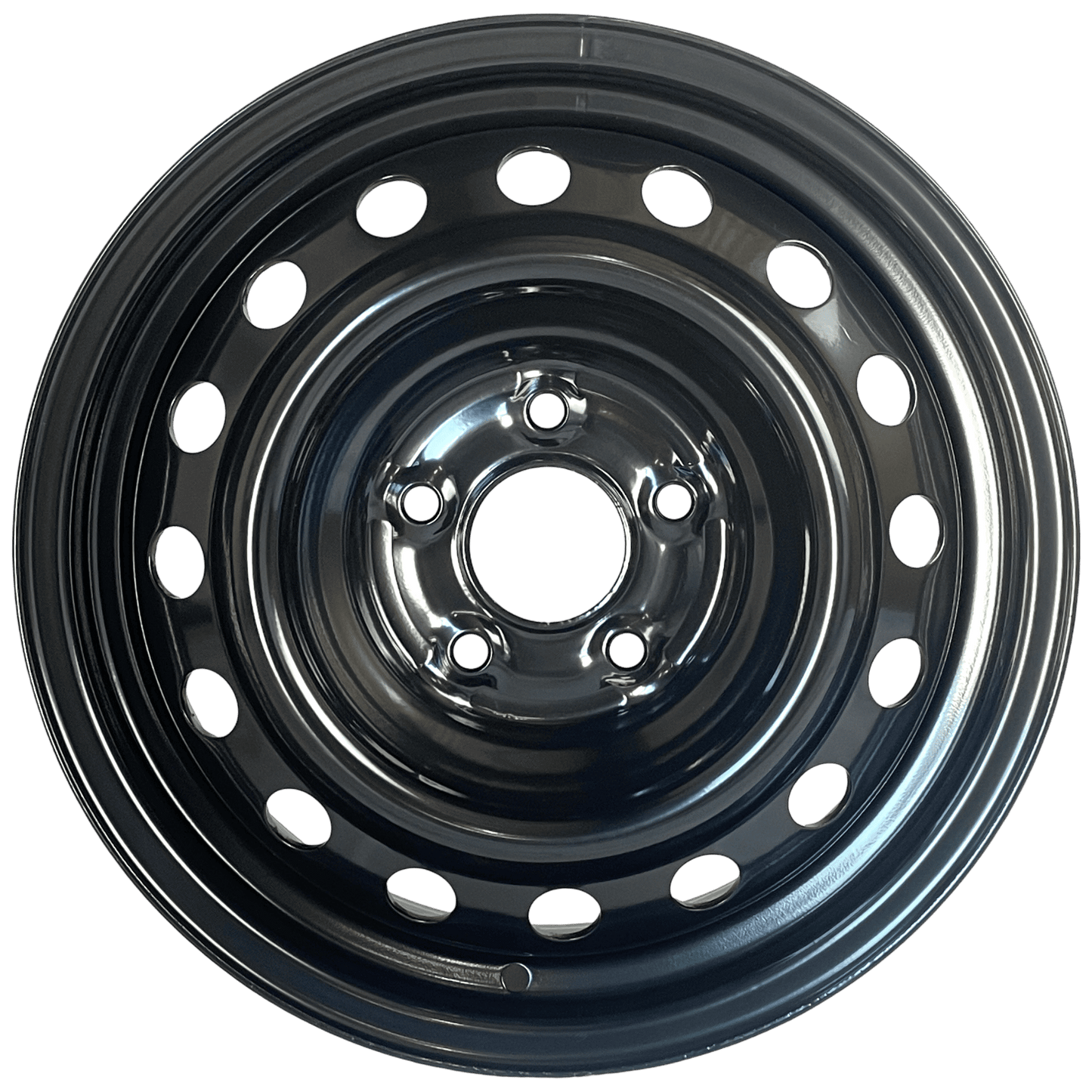 16" x 6" GOJOS Black Van Steel 5x114.3 ET50 CB66.1 Off-Road Steel Wheels Roadcruza Tyres 