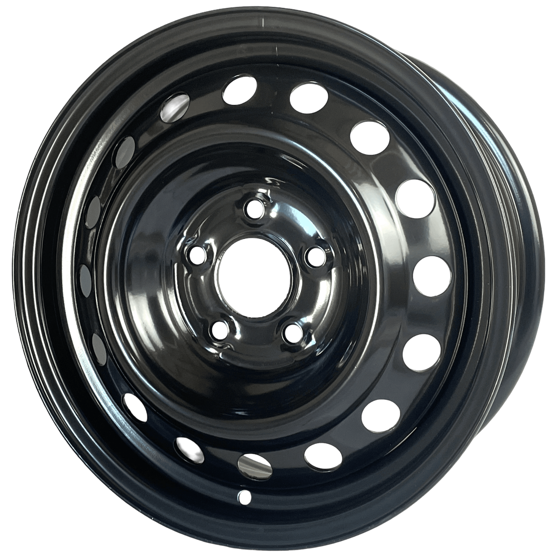 16" x 6" GOJOS Black Van Steel 5x114.3 ET50 CB66.1 Off-Road Steel Wheels Roadcruza Tyres 