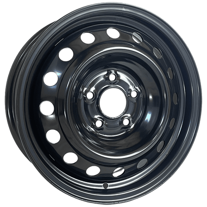 16" x 6" GOJOS Black Van Steel 5x114.3 ET50 CB66.1 Off-Road Steel Wheels Roadcruza Tyres 