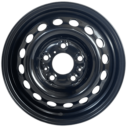 16" x 6" GOJOS Black Van Steel 5x130 ET68 CB78.1 Off-Road Steel Wheels Roadcruza Tyres 