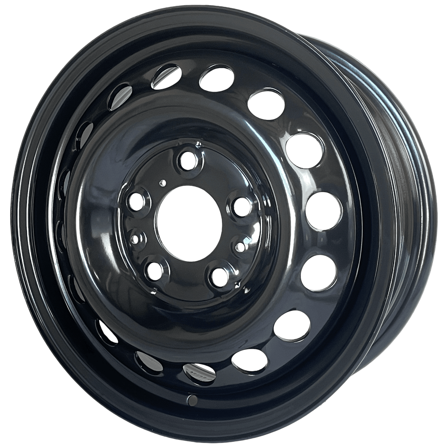 16" x 6" GOJOS Black Van Steel 5x130 ET68 CB78.1 Off-Road Steel Wheels Roadcruza Tyres 