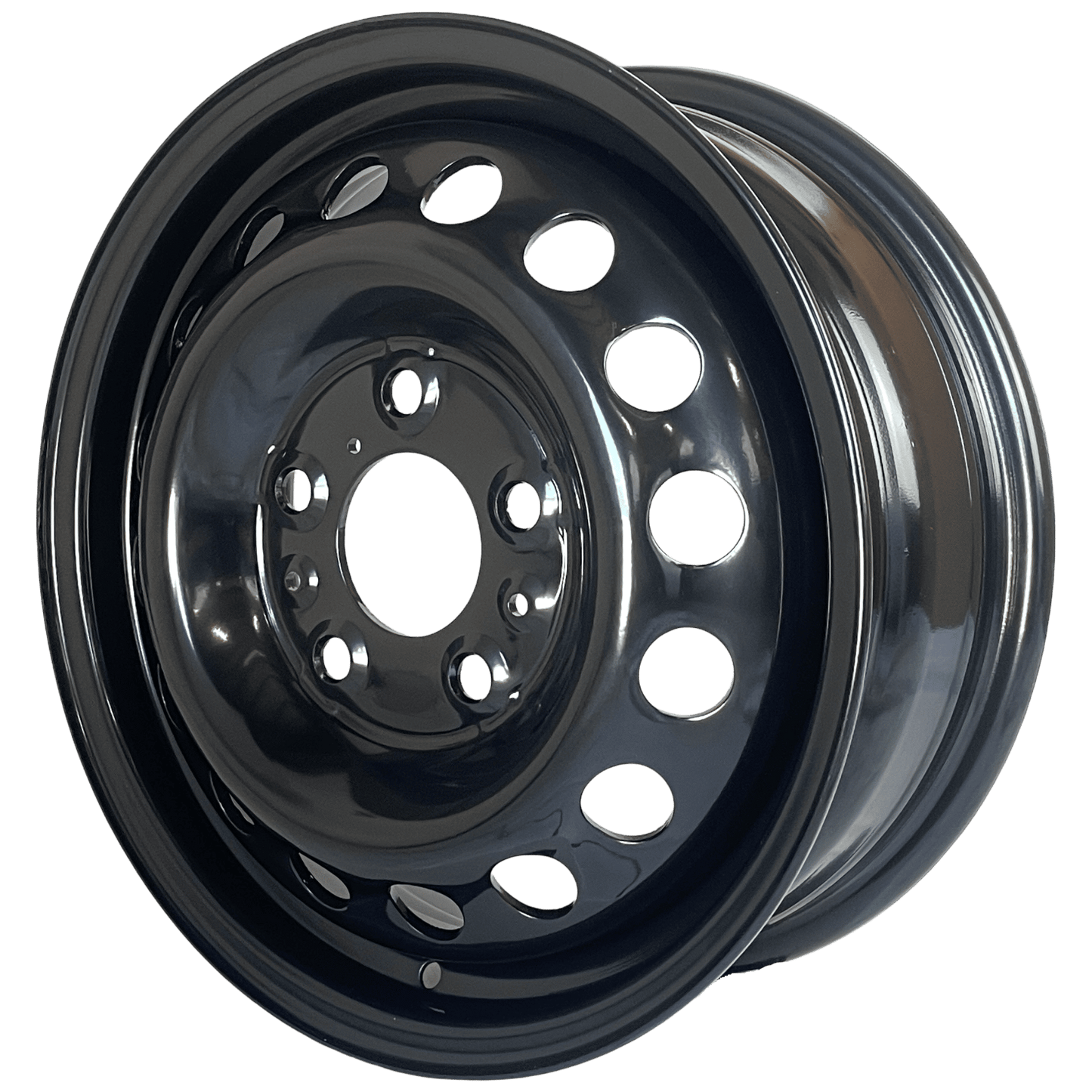 16" x 6" GOJOS Black Van Steel 5x130 ET68 CB78.1 Off-Road Steel Wheels Roadcruza Tyres 