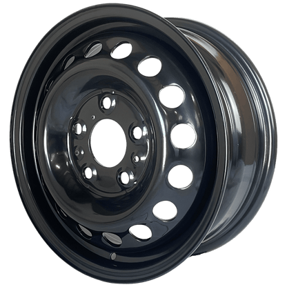 16" x 6" GOJOS Black Van Steel 5x130 ET68 CB78.1 Off-Road Steel Wheels Roadcruza Tyres 
