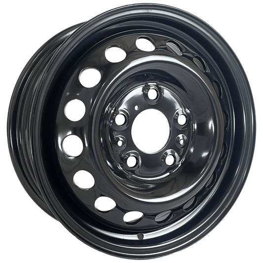 16" x 6" GOJOS Black Van Steel 5x130 ET68 CB78.1 Off-Road Steel Wheels Roadcruza Tyres 
