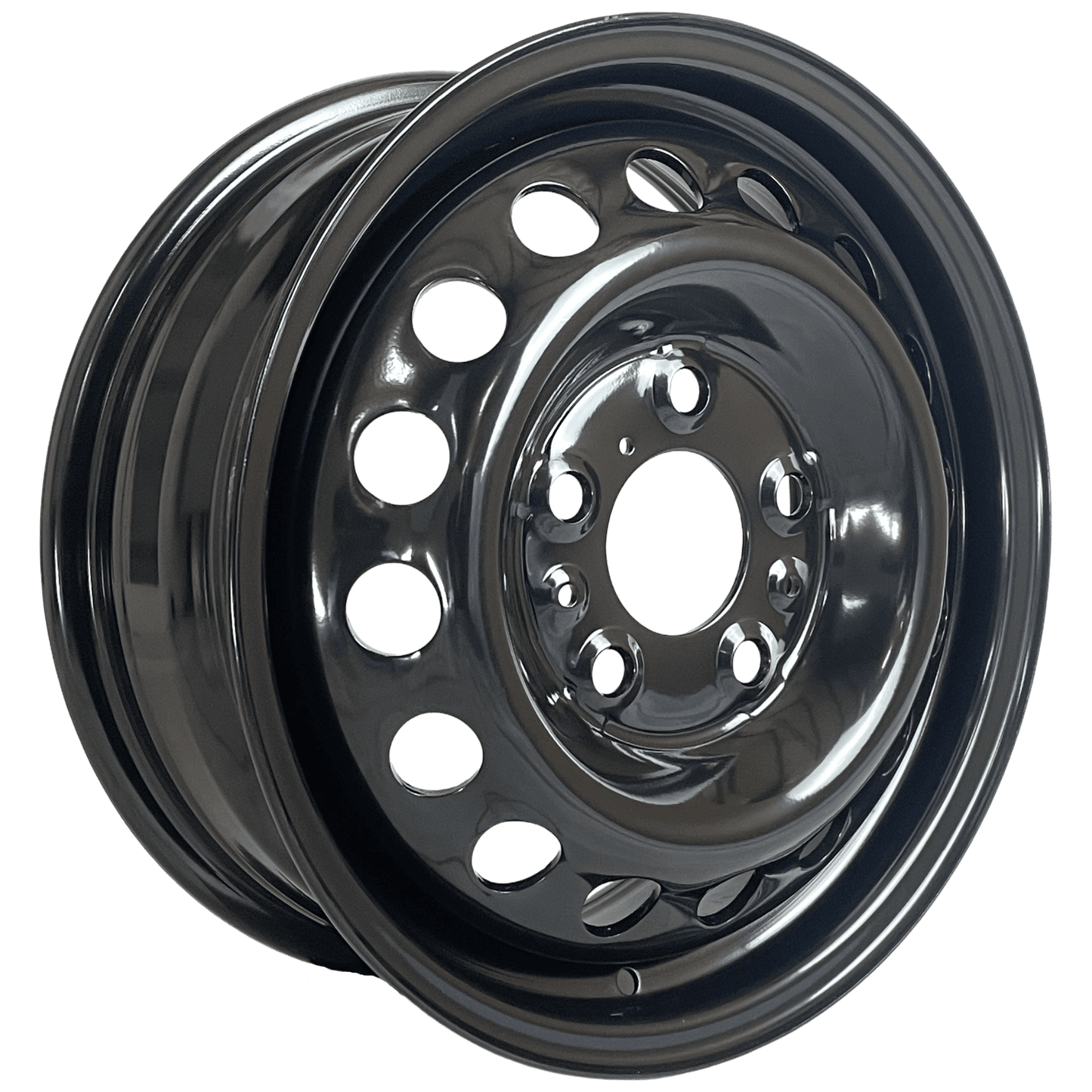 16" x 6" GOJOS Black Van Steel 5x130 ET68 CB78.1 Off-Road Steel Wheels Roadcruza Tyres 