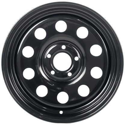 16" x 7" GOJOS Black Modular 5x114.3 ET30 CB71.6 Off-Road Steel Wheels Roadcruza Tyres 