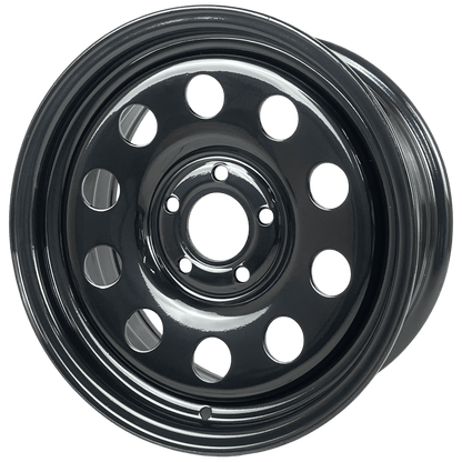 16" x 7" GOJOS Black Modular 5x114.3 ET30 CB71.6 Off-Road Steel Wheels Roadcruza Tyres 