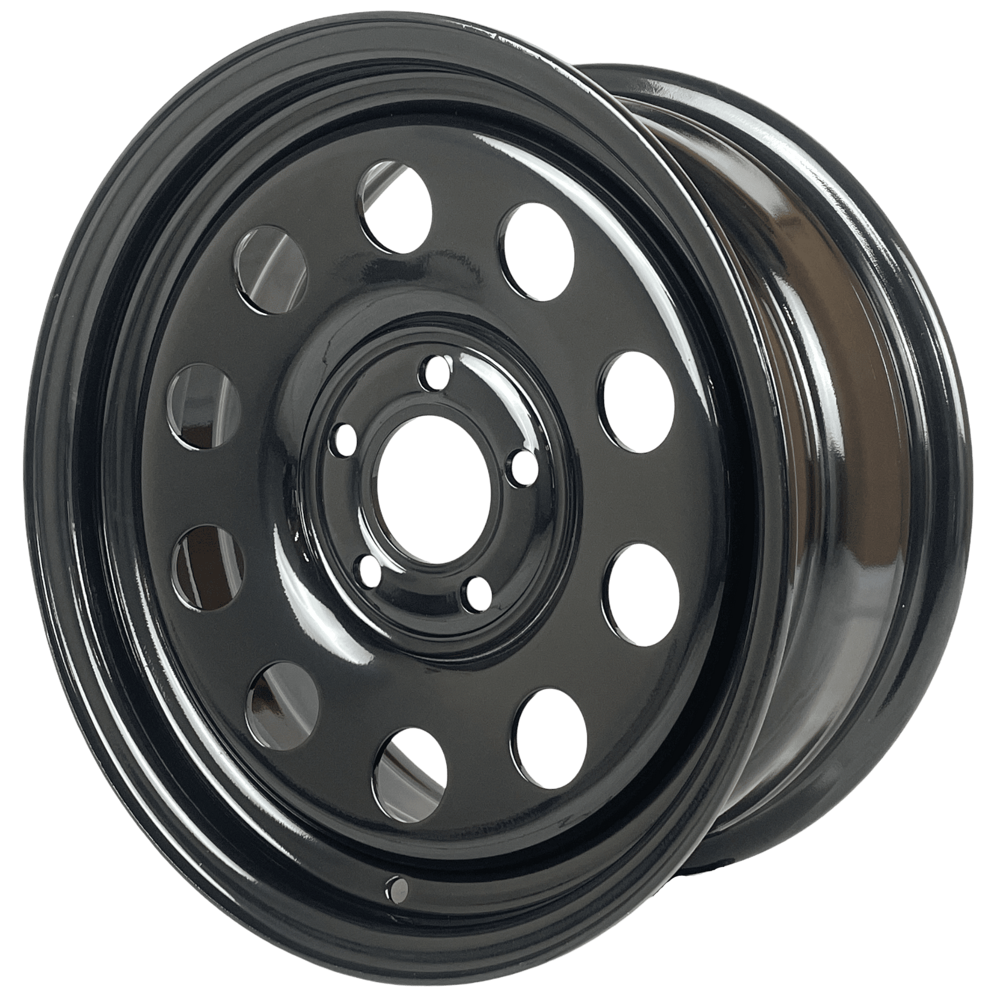 16" x 7" GOJOS Black Modular 5x114.3 ET30 CB71.6 Off-Road Steel Wheels Roadcruza Tyres 