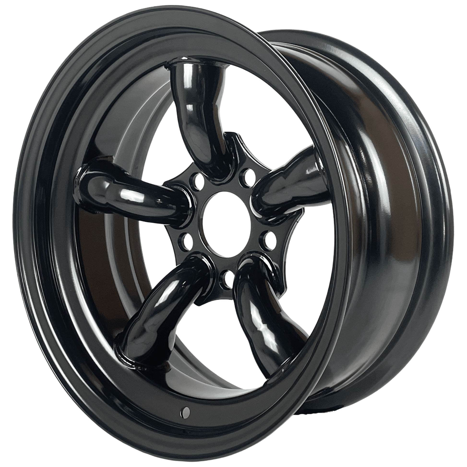16" x 7" GOJOS Black 5 Pipe 5x120 ET-25 CB70.1 Off-Road Steel Wheels Roadcruza Tyres 
