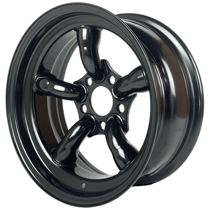 16" x 7" GOJOS Black 5 Pipe 5x120 ET-25 CB70.1 Off-Road Steel Wheels Roadcruza Tyres 
