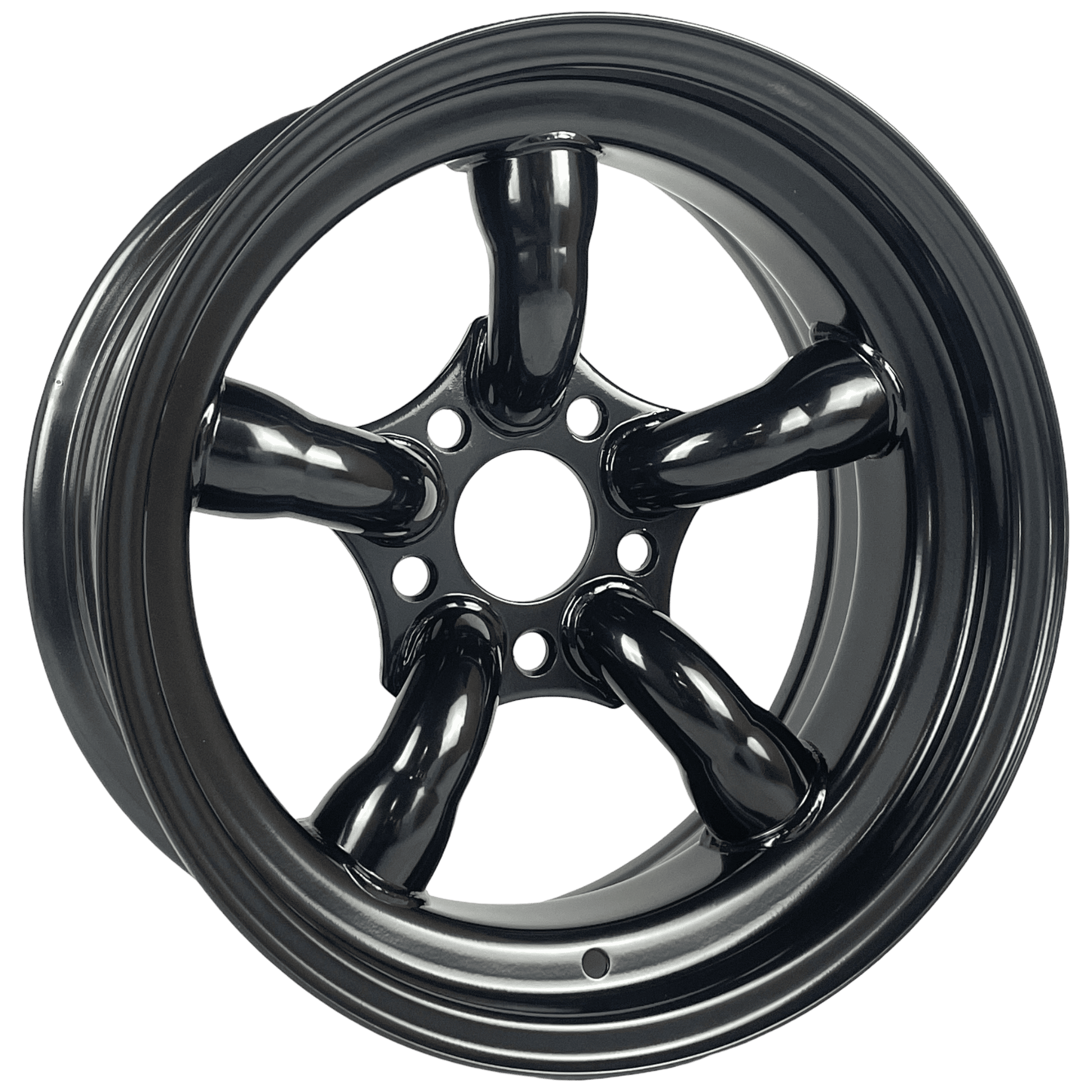 16" x 7" GOJOS Black 5 Pipe 5x120 ET-25 CB70.1 Off-Road Steel Wheels Roadcruza Tyres 