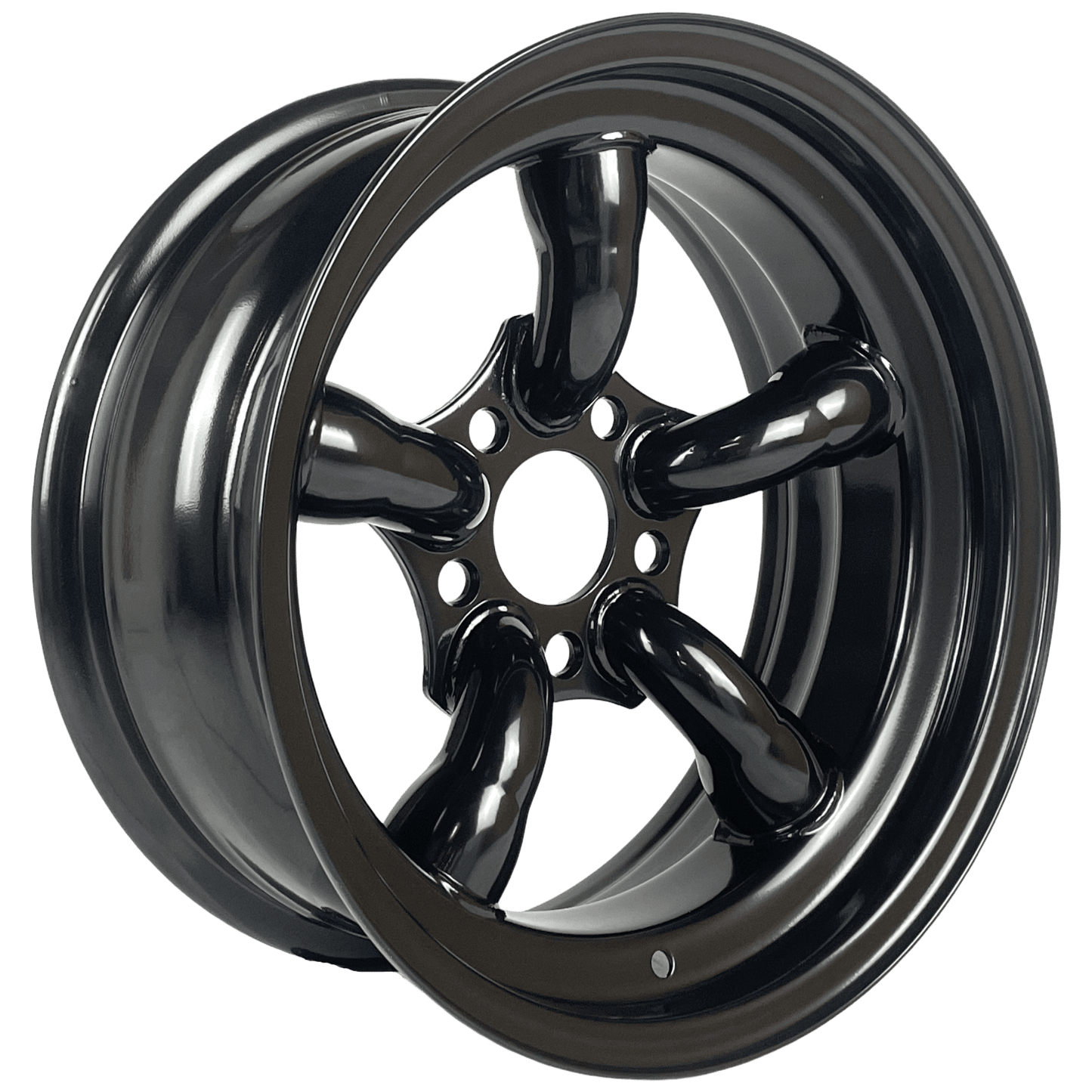 16" x 7" GOJOS Black 5 Pipe 5x120 ET-25 CB70.1 Off-Road Steel Wheels Roadcruza Tyres 