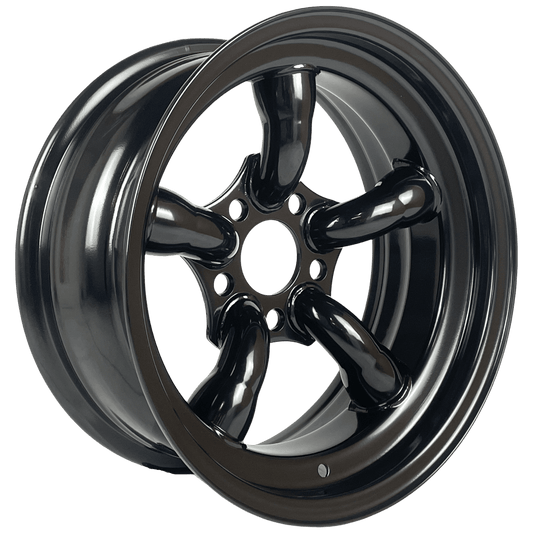 16" x 7" GOJOS Black 5 Pipe 5x120 ET-25 CB70.1 Off-Road Steel Wheels Roadcruza Tyres 