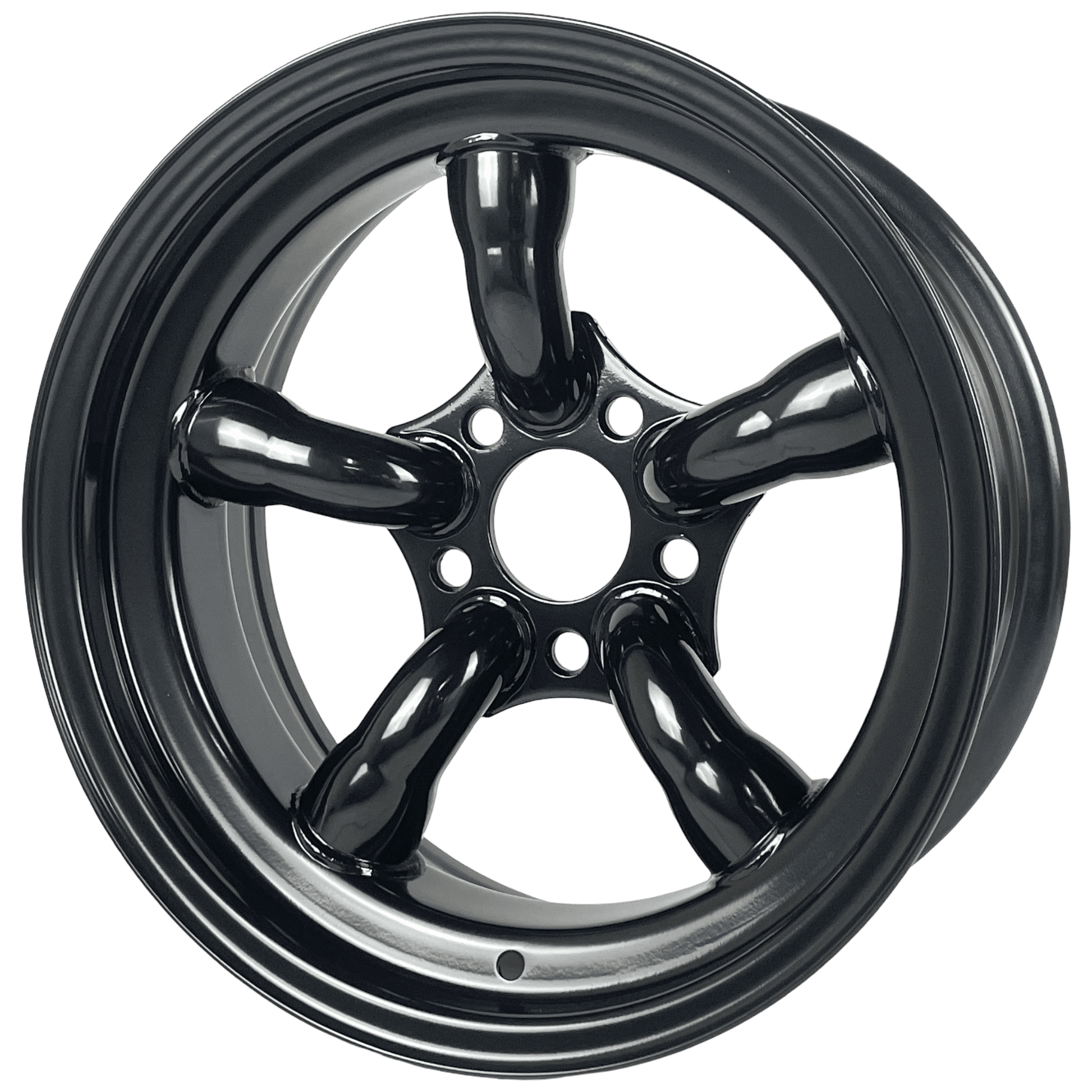 16" x 7" GOJOS Black 5 Pipe 5x120 ET-25 CB70.1 Off-Road Steel Wheels Roadcruza Tyres 