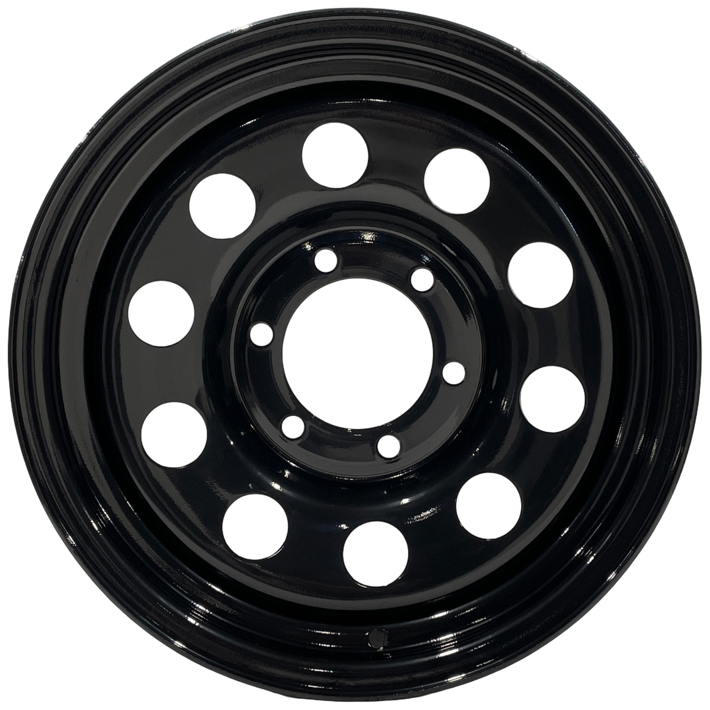 16" x 7" GOJOS Black Modular 6x139.7 ET08 CB106.2 Off-Road Steel Wheels