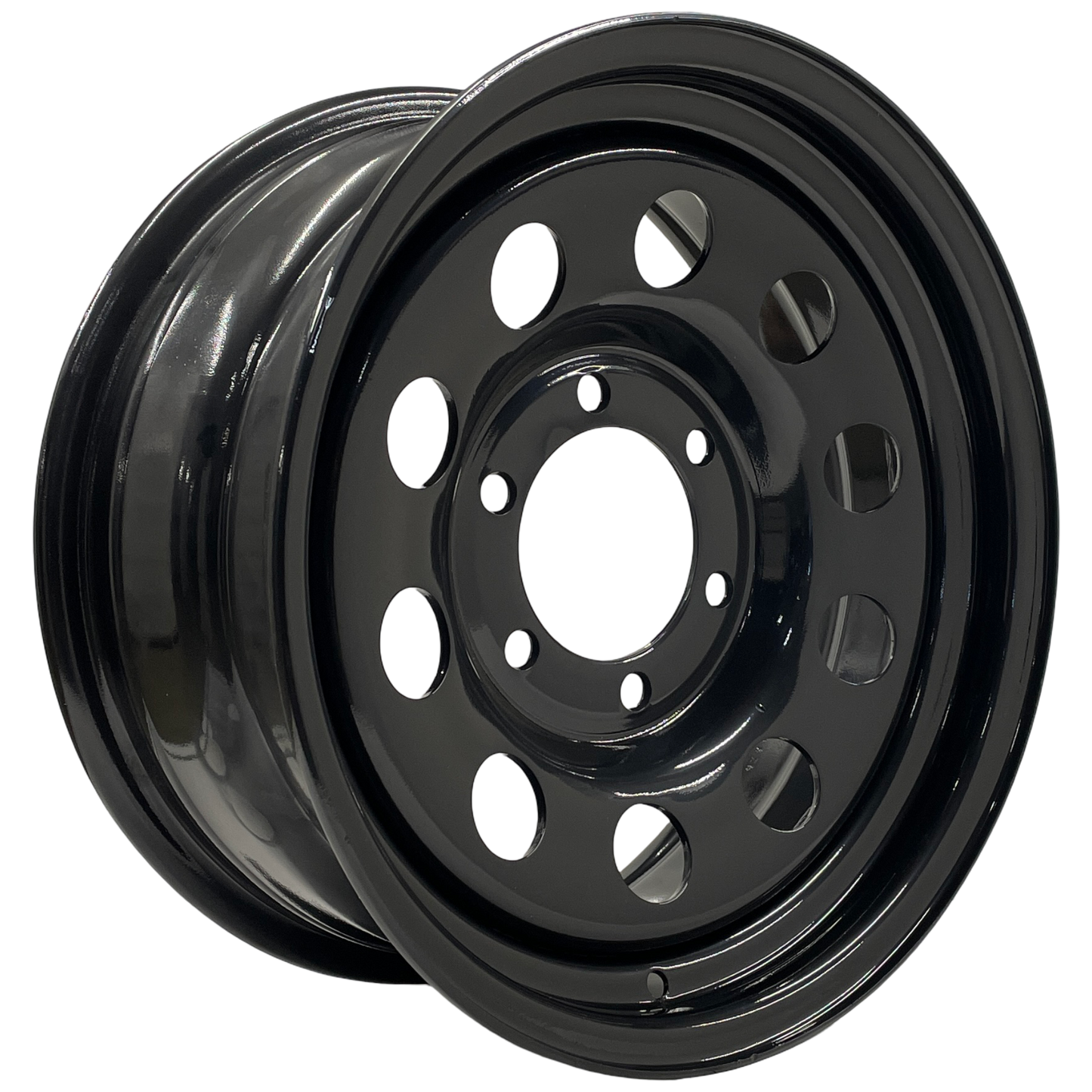 16" x 7" GOJOS Black Modular 6x139.7 ET08 CB106.2 Off-Road Steel Wheels