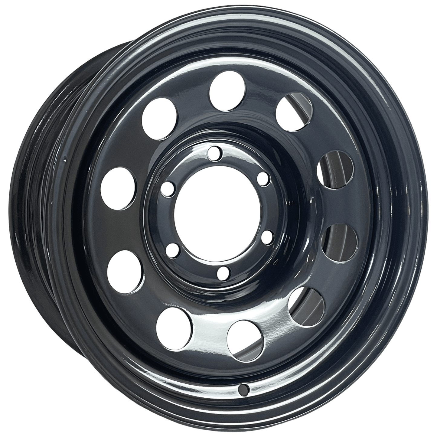 16" x 7" GOJOS Black Modular 6x139.7 ET00 CB110 Off-Road Steel Wheels Roadcruza Tyres 