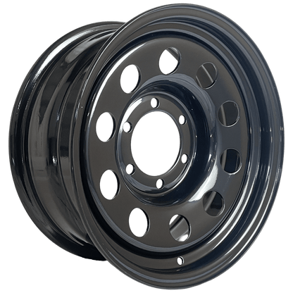 16" x 7" GOJOS Black Modular 6x139.7 ET00 CB110 Off-Road Steel Wheels Roadcruza Tyres 