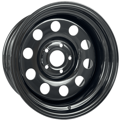 16" x 8" GOJOS Black Modular 5x120 ET-25 CB70.1 Off-Road Steel Wheels Roadcruza Tyres 