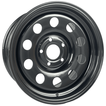 16" x 8" GOJOS Black Modular 5x120 ET25 CB70.1 Off-Road Steel Wheels Roadcruza Tyres 